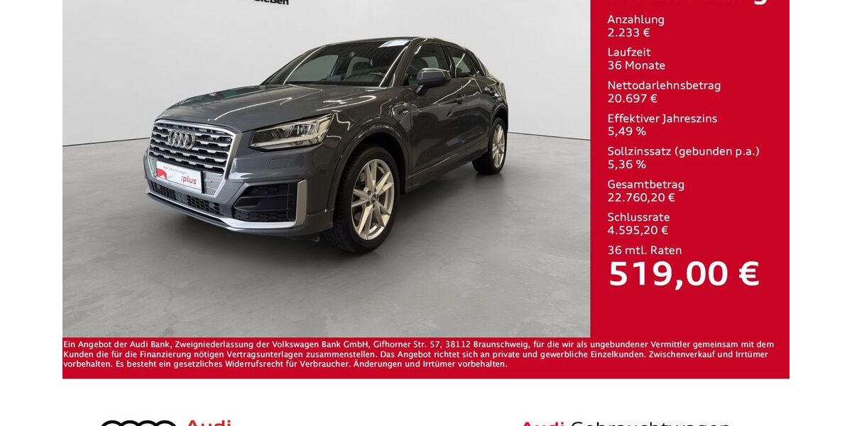 Audi Q2 88.850 km 22.430 &euro; Giessen 35394