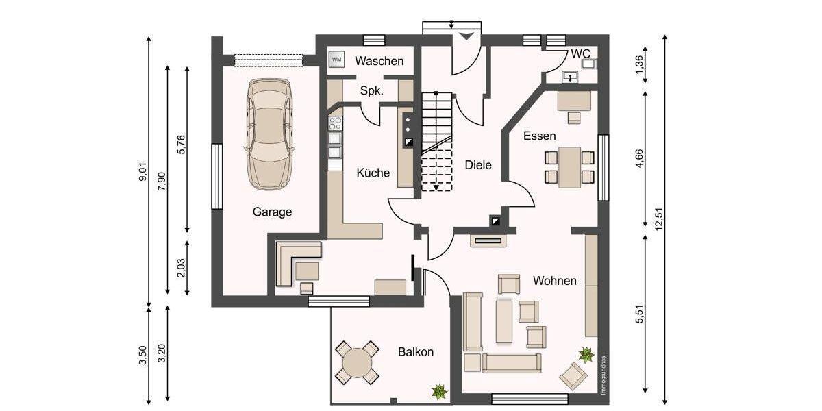 Einfamilienhaus Battenberg (Eder) - 8 Zimmer, 270 m&sup2;, 395.000&euro; | Angebot:26133952