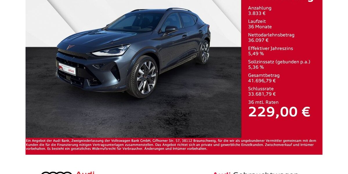 Cupra Formentor 1.010 km 39.930 &euro; Giessen 35394