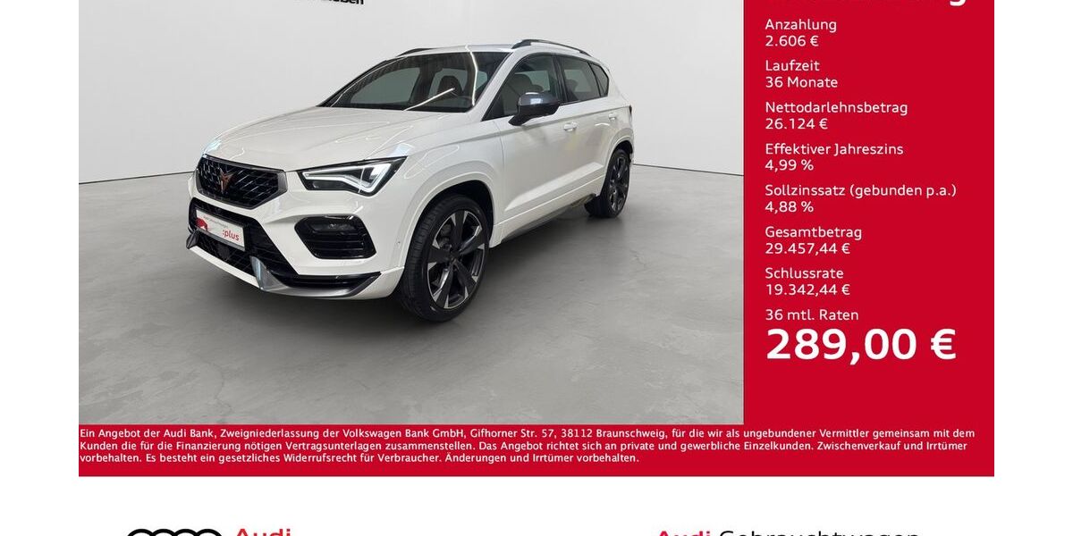 Cupra Ateca 77.808 km 28.730 &euro; Giessen 35394