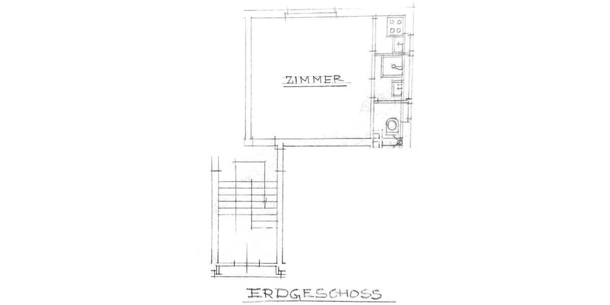 Etagenwohnung Gießen Wieseck - 1 Zimmer, 24 m&sup2;, 350&euro; | Angebot:26149509