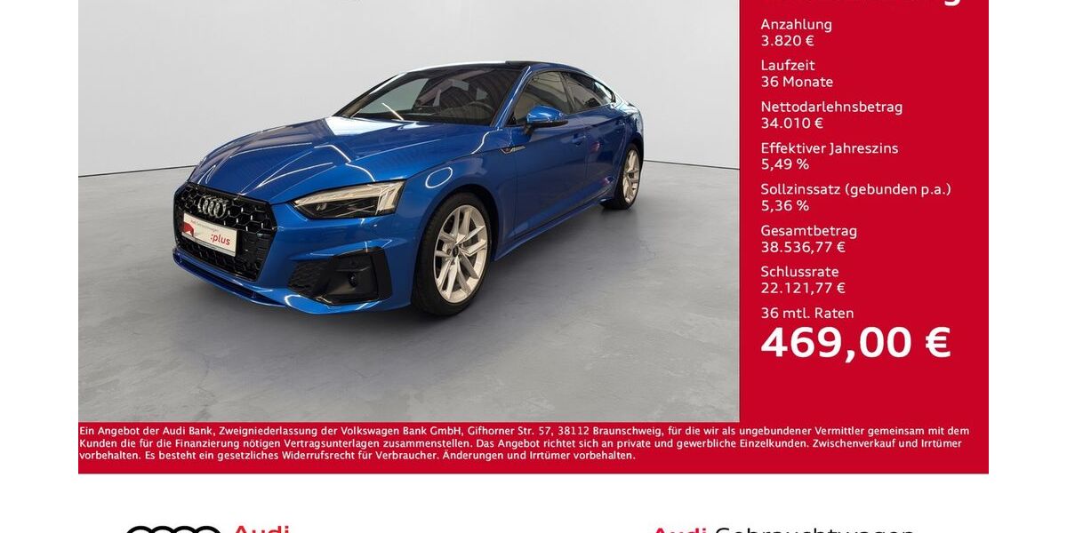 Audi A5 93.000 km 37.830 &euro; Giessen 35394
