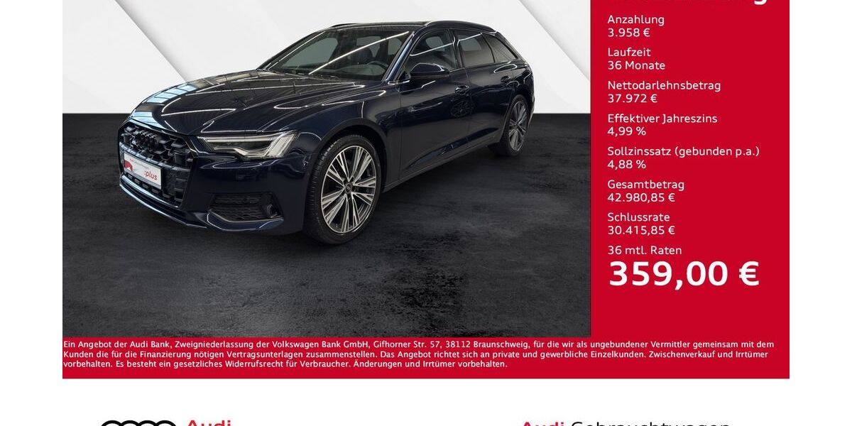 Audi A6 36.700 km 40.830 &euro; Giessen 35394