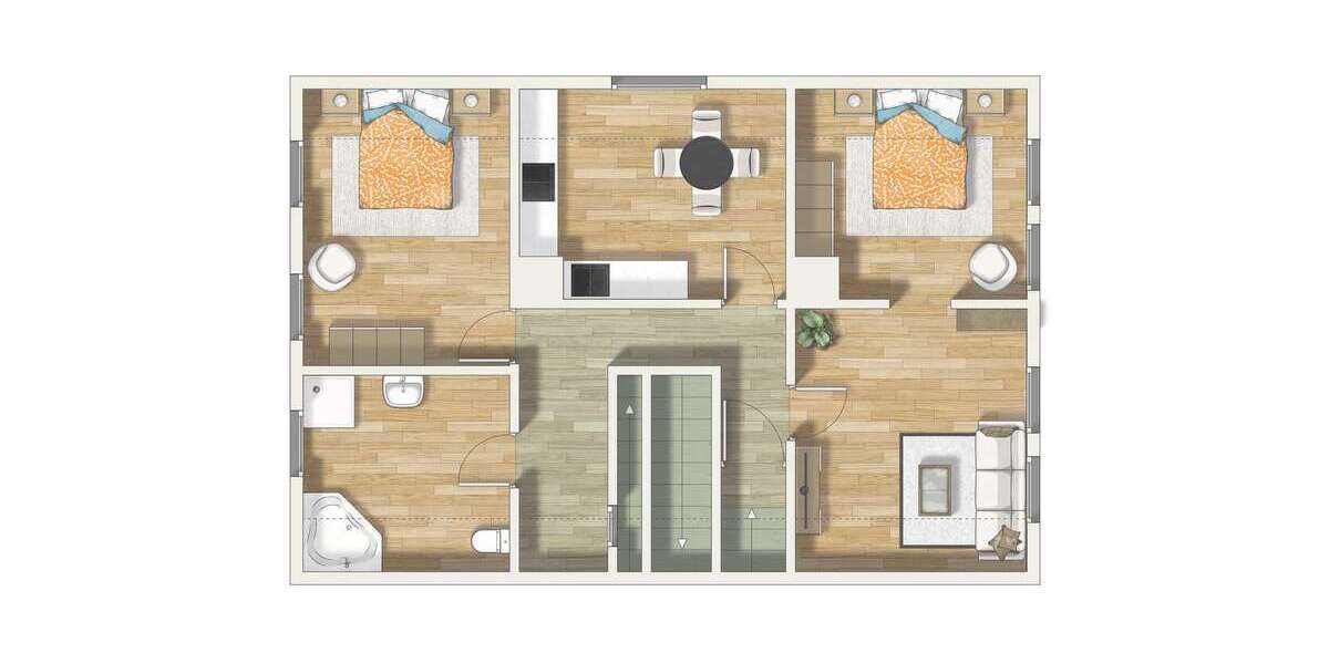 Etagenwohnung Bad Laasphe - 3 Zimmer, 74 m&sup2;, 686&euro; | Angebot:26038152