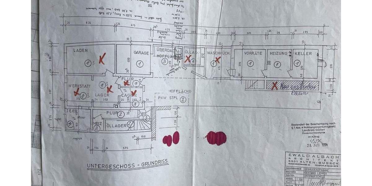 Mehrfamilienhaus, Wohnhaus Buseck Alten-Buseck - 7 Zimmer, 280 m&sup2;, 320.000&euro; | Angebot:25782526
