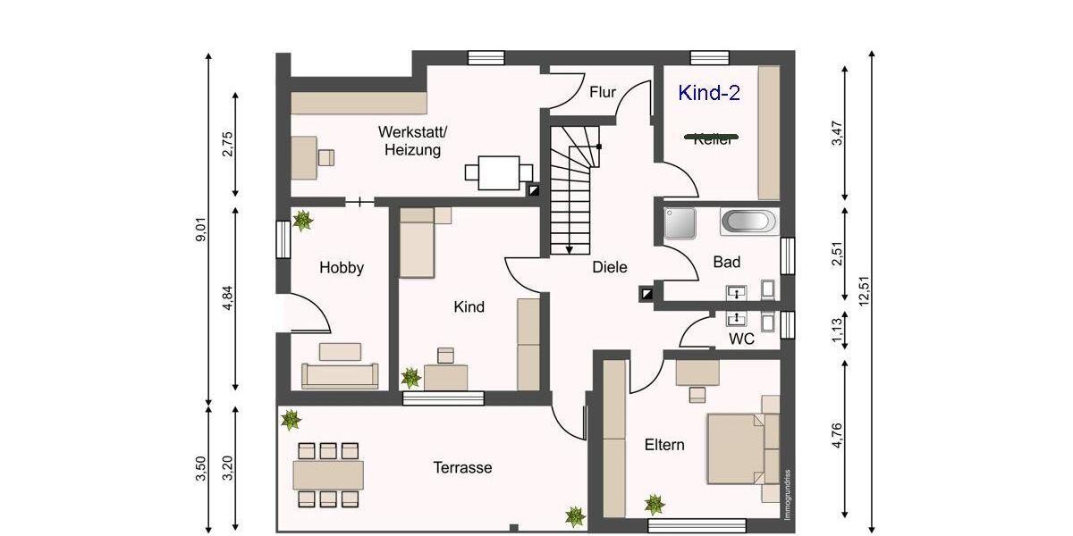Einfamilienhaus Battenberg (Eder) - 8 Zimmer, 270 m&sup2;, 395.000&euro; | Angebot:26133952