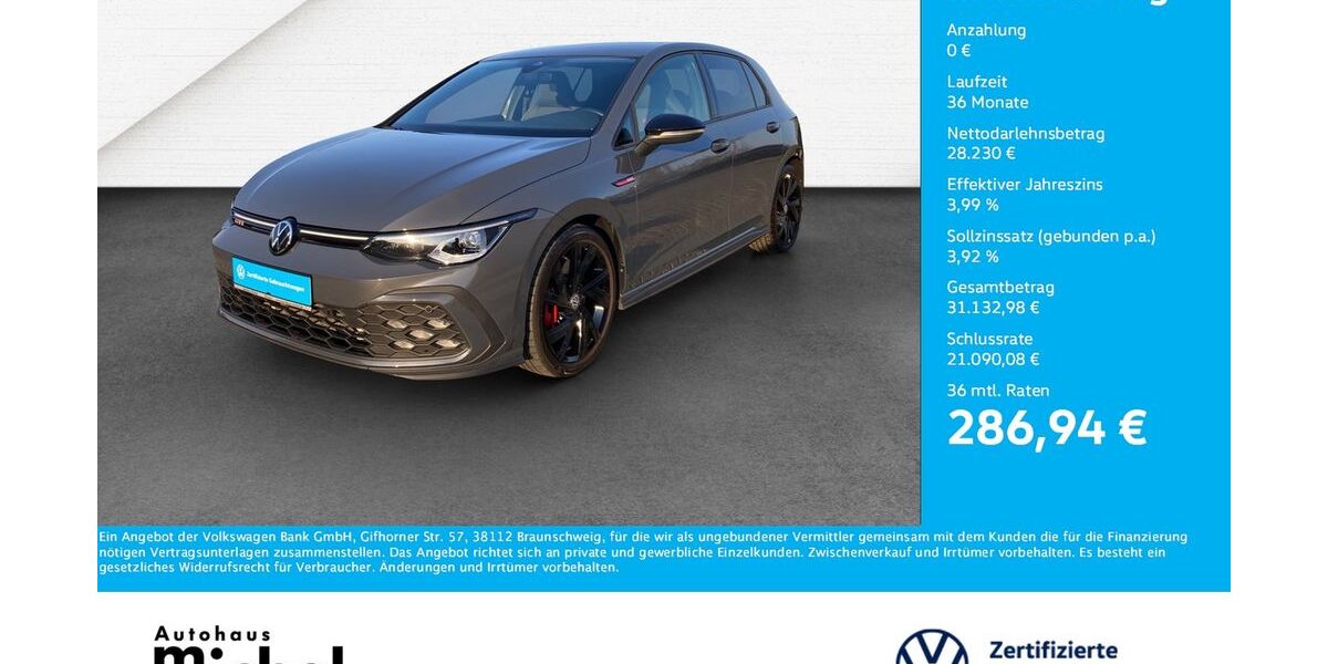 VW Golf 52.600 km 28.230 &euro; Gießen 35394