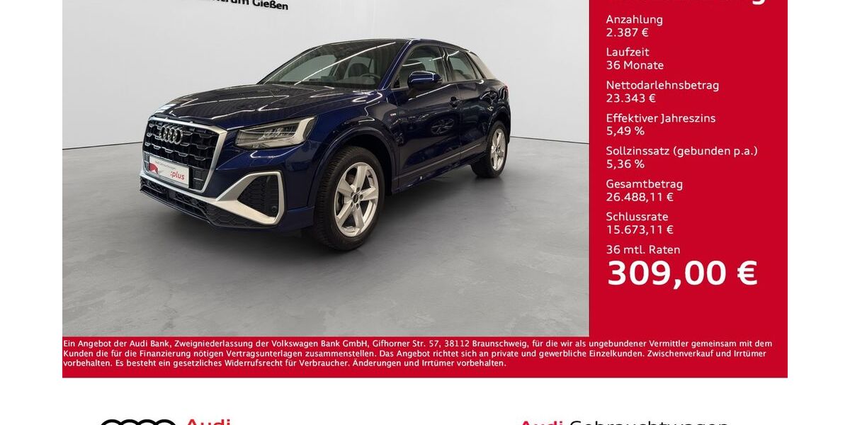 Audi Q2 52.350 km 25.730 &euro; Giessen 35394