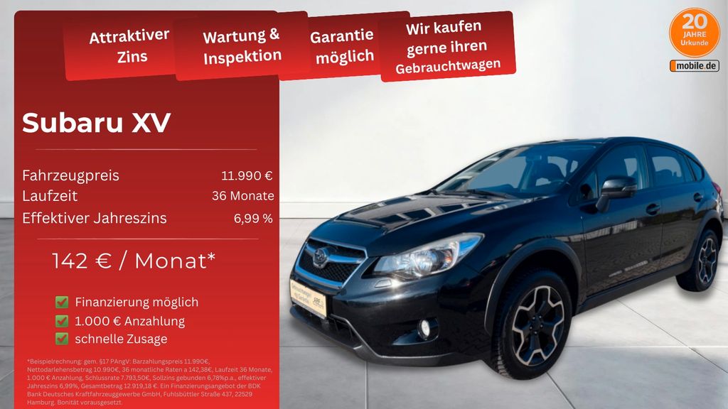 Subaru XV 99.495 km 9.990 &euro; Frankenberg 35066