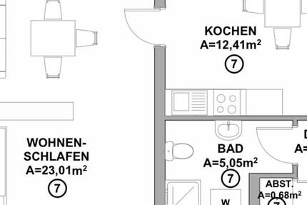 Wohnung Frankenberg (Eder) - 2 Zimmer, 44 m&sup2;, 87.000&euro; | Angebot:27020149