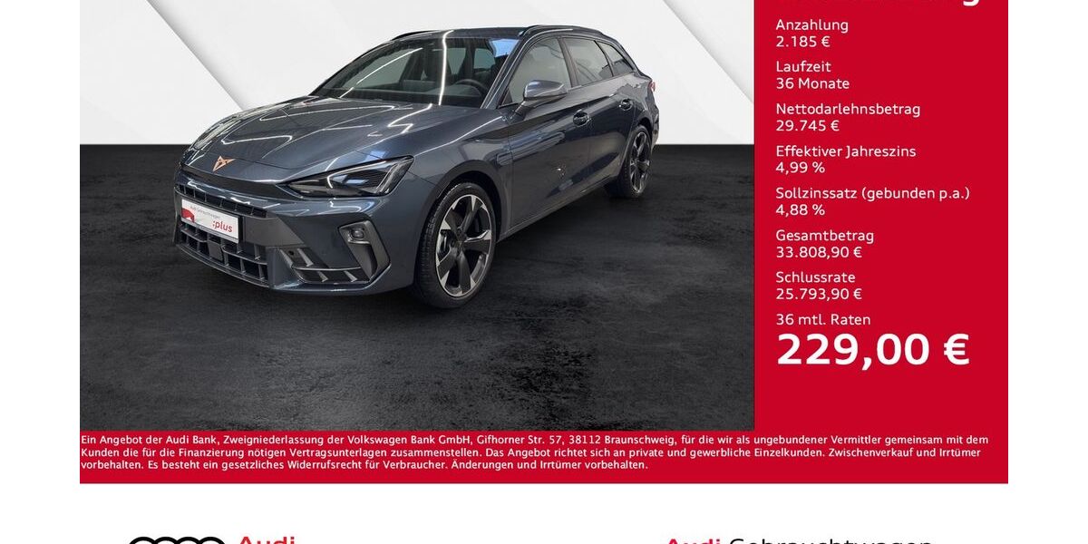 Cupra Leon 7.000 km 30.830 &euro; Giessen 35394