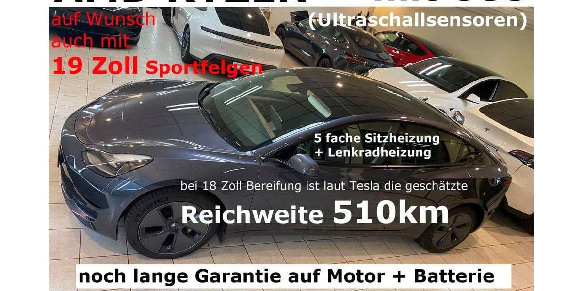 Tesla Model 3 39.680 km 27.500 &euro; Grünberg 35305