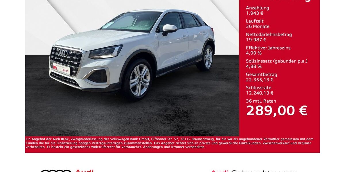 Audi Q2 47.950 km 20.930 &euro; Giessen 35394