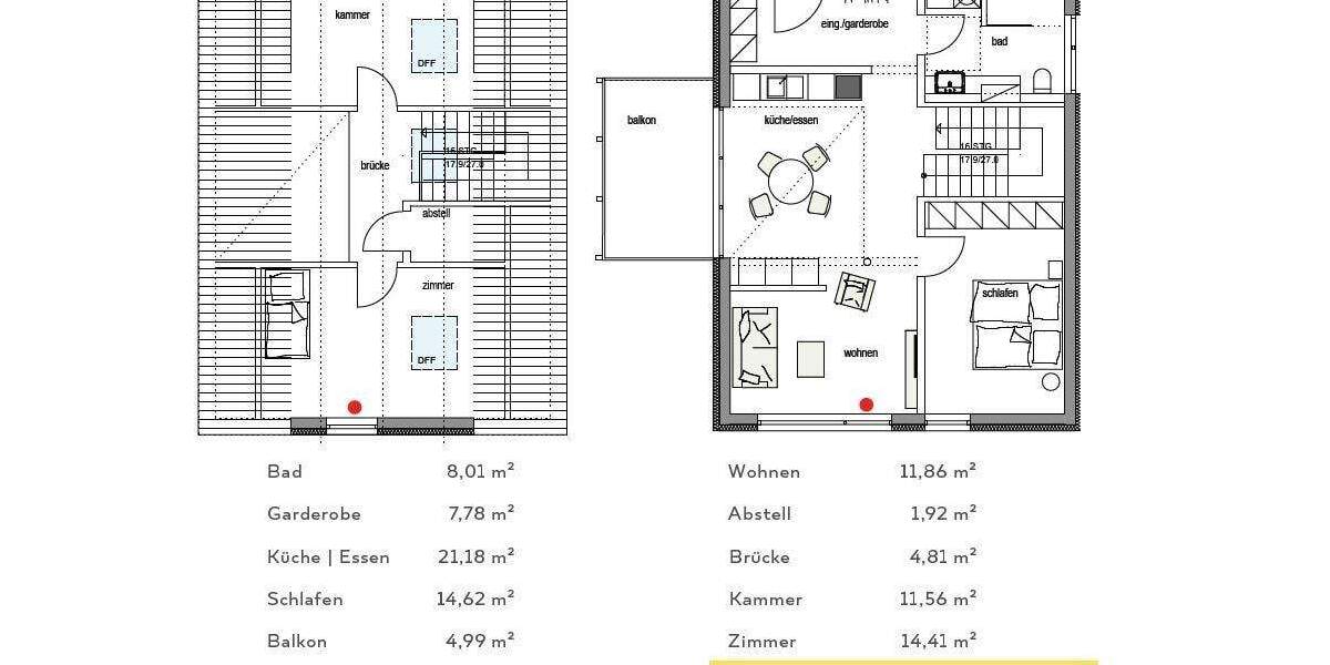 Etagenwohnung Bad Laasphe - 3 Zimmer, 100 m&sup2;, 429.600&euro; | Angebot:25667797