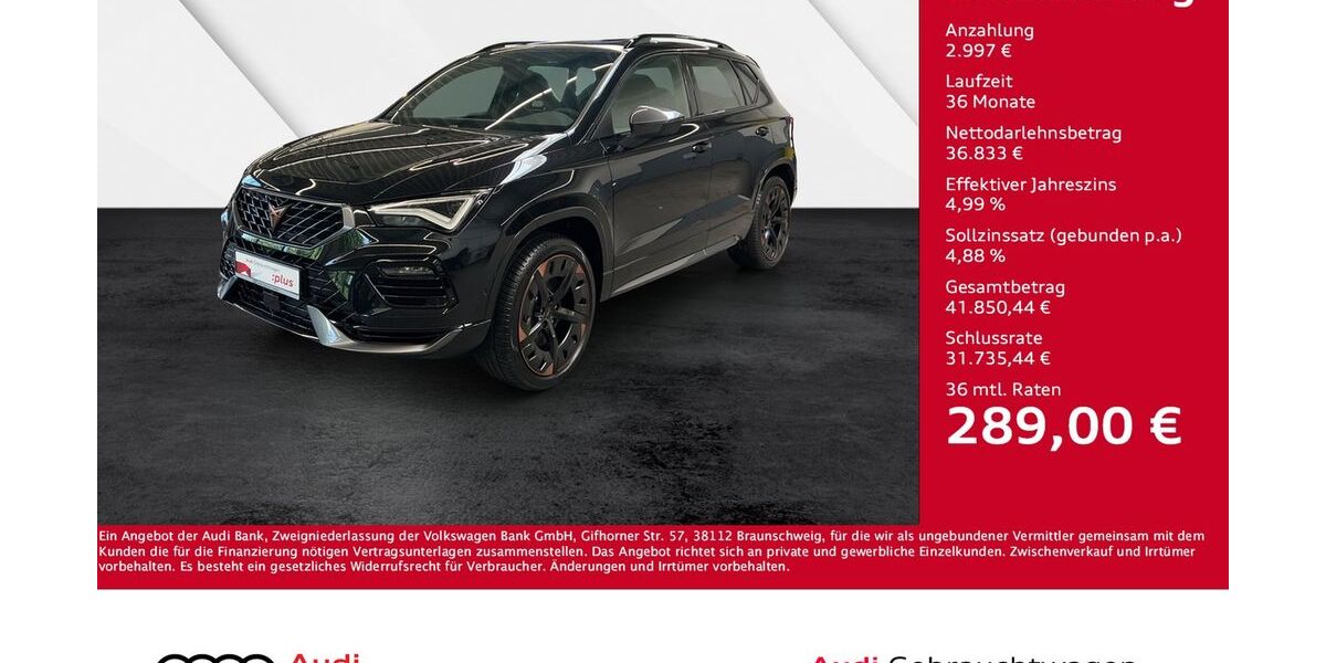 Cupra Ateca 15.000 km 37.830 &euro; Giessen 35394