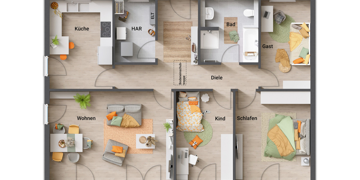 Bungalow Gilserberg - 4 Zimmer, 108 m&sup2;, 260.134&euro; | Angebot:8842363