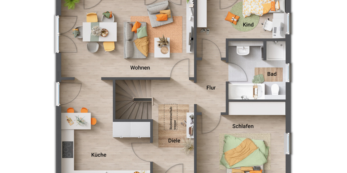 Bungalow Gilserberg Sebbeterode - 4 Zimmer, 90 m&sup2;, 212.950&euro; | Angebot:25737936