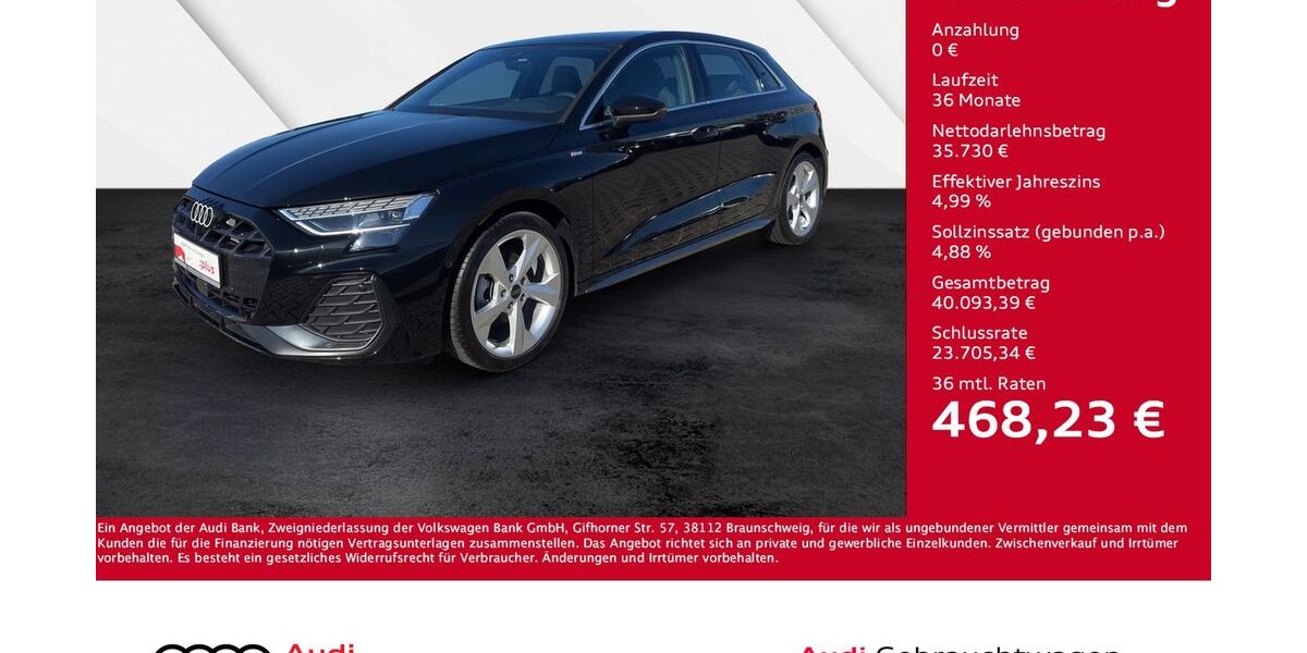 Audi A3 9.350 km 35.730 &euro; Giessen 35394