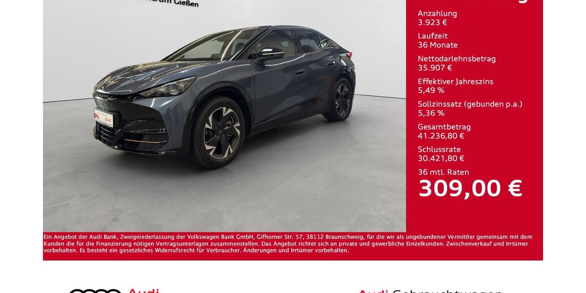 Cupra Tavascan 14.650 km 39.430 &euro; Giessen 35394