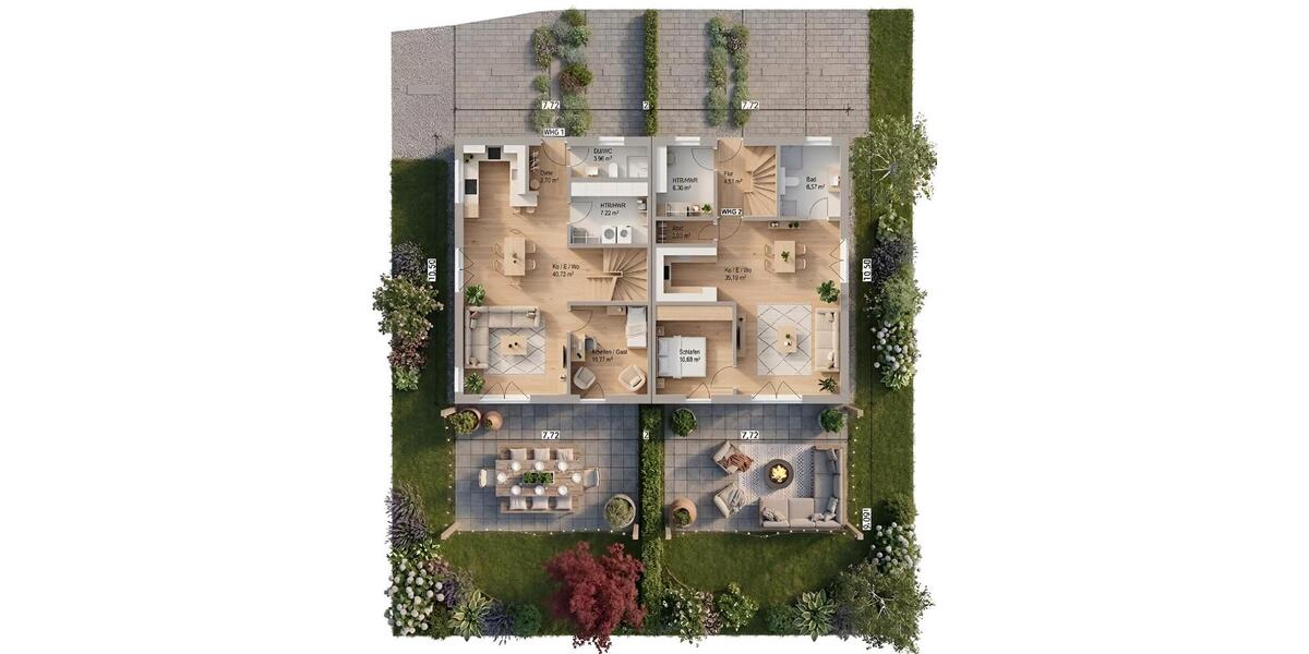 Doppelhaushälfte Cölbe - 5 Zimmer, 128 m&sup2;, 348.000&euro; | Angebot:27242857