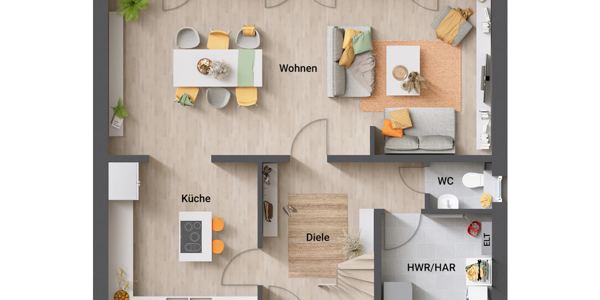 Einfamilienhaus Gilserberg Sebbeterode - 4 Zimmer, 143 m&sup2;, 293.750&euro; | Angebot:25737976