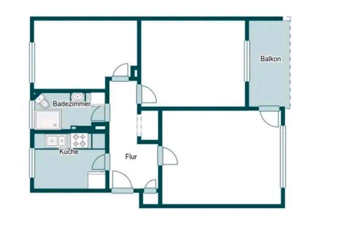 Etagenwohnung Marburg Biegenviertel - 3 Zimmer, 72 m&sup2;, 265.000&euro; | Angebot:25875301
