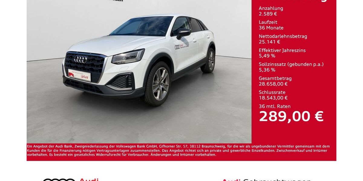 Audi Q2 14.000 km 26.930 &euro; Giessen 35394