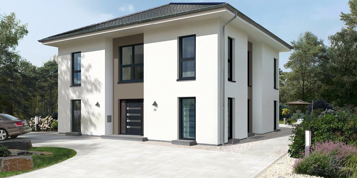 Stilvolle Stadtvilla: Projektierter Wohntraum in Antrifttal - Villa Antrifttal | Angebot:27349140