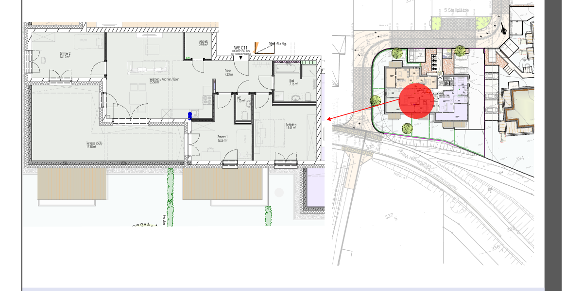Etagenwohnung Buseck - 4 Zimmer, 115 m&sup2;, 1.590&euro; | Angebot:26719698