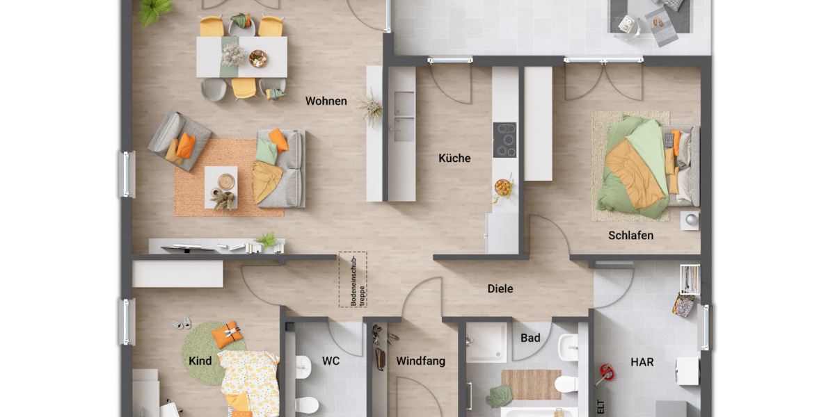 Bungalow Gilserberg Sebbeterode - 4 Zimmer, 108 m&sup2;, 243.150&euro; | Angebot:25709322