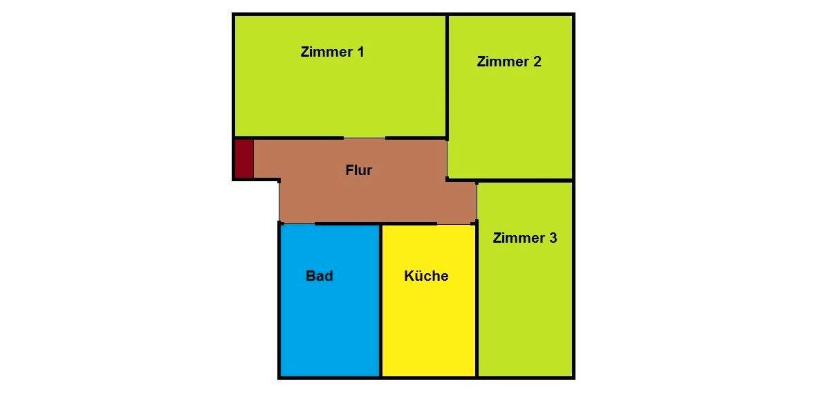 Etagenwohnung Marburg Marbach - 3 Zimmer, 59 m&sup2;, 234.000&euro; | Angebot:26039346
