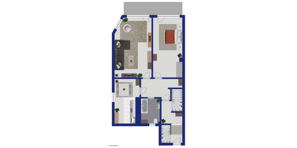 Etagenwohnung Marburg - 3 Zimmer, 100 m&sup2;, 280.000&euro; | Angebot:26230570