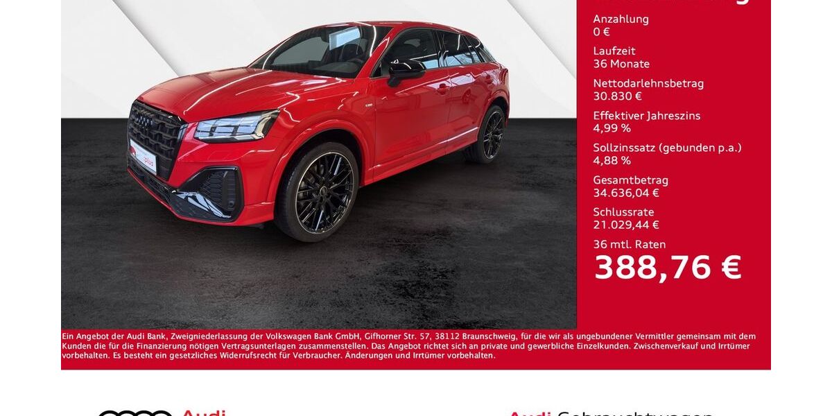 Audi Q2 10.788 km 30.330 &euro; Giessen 35394