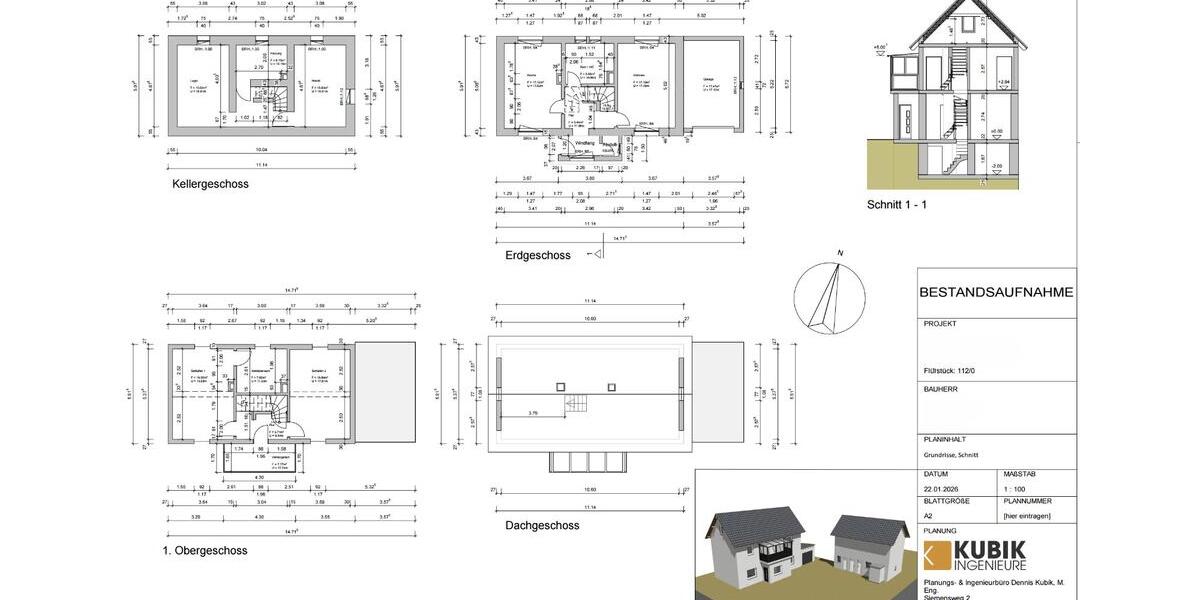 Einfamilienhaus Biebertal - 3.5 Zimmer, 105 m&sup2;, 275.499&euro; | Angebot:26738285