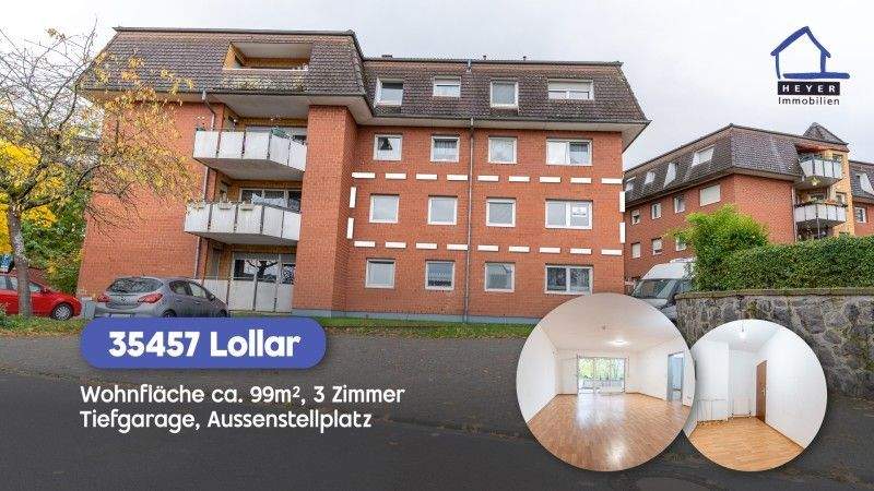 Etagenwohnung Lollar Ruttershausen - 3 Zimmer, 99 m&sup2;, 990&euro; | Angebot:25768508
