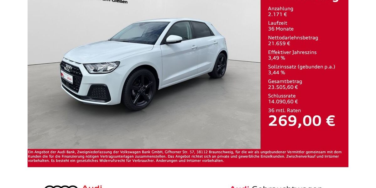 Audi A1 3.500 km 23.430 &euro; Giessen 35394