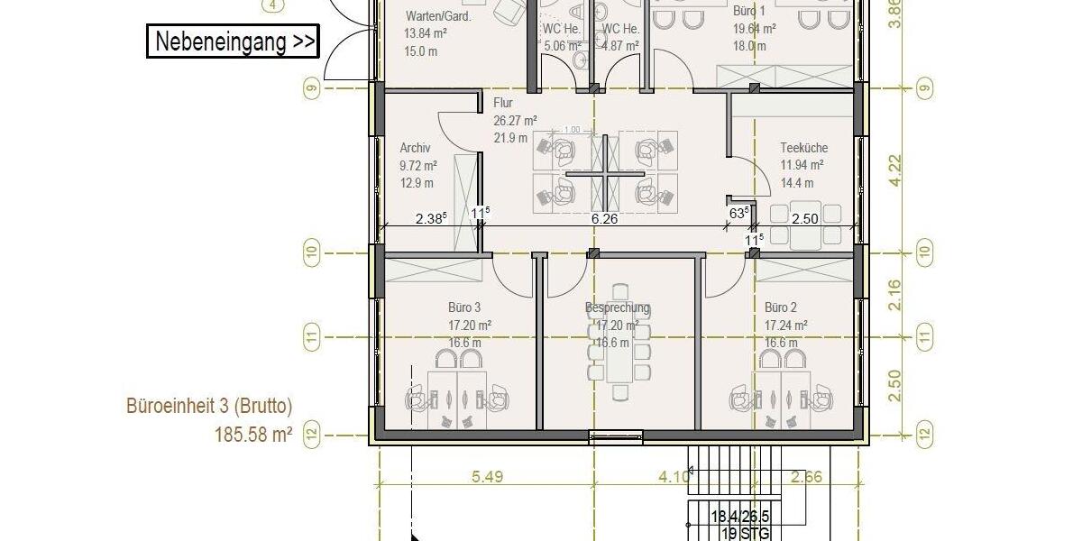 Gewerbeobjekt Gießen Anneröder Siedlung - 2.784&euro; | Angebot:10702520