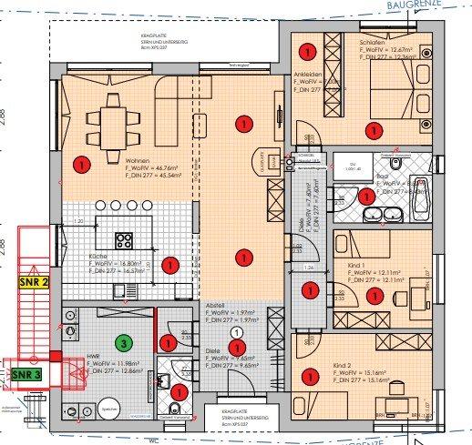 Etagenwohnung Kirchhain - 4 Zimmer, 139 m&sup2;, 529.900&euro; | Angebot:26123148