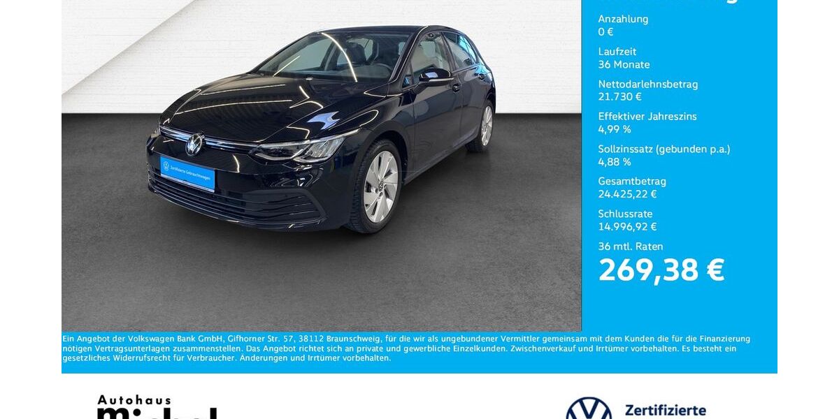 VW Golf 33.600 km 21.230 &euro; Gießen 35394