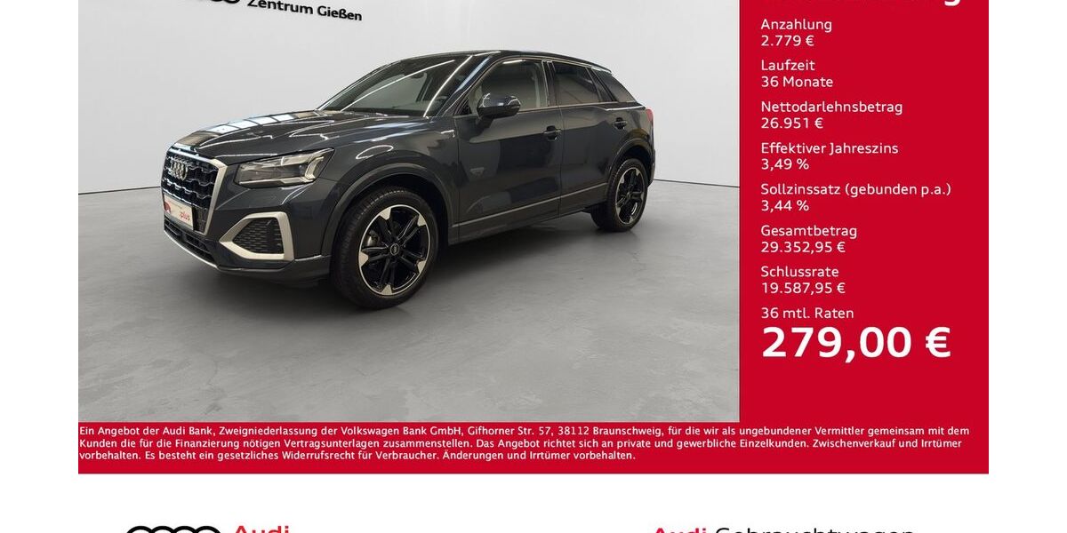 Audi Q2 6.600 km 29.430 &euro; Giessen 35394