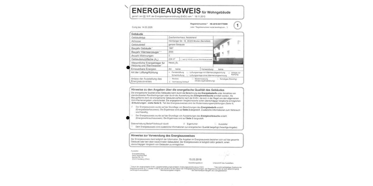 Erdgeschoßwohnung Mücke - 3 Zimmer, 75 m&sup2;, 700&euro; | Angebot:25891843