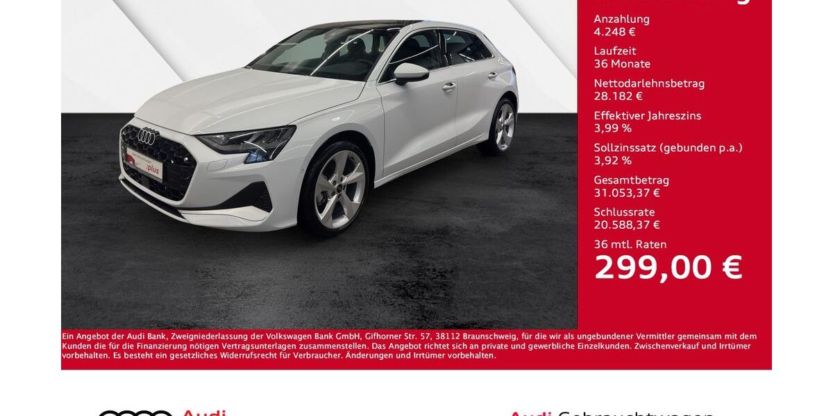 Audi A3 12.000 km 31.930 &euro; Giessen 35394