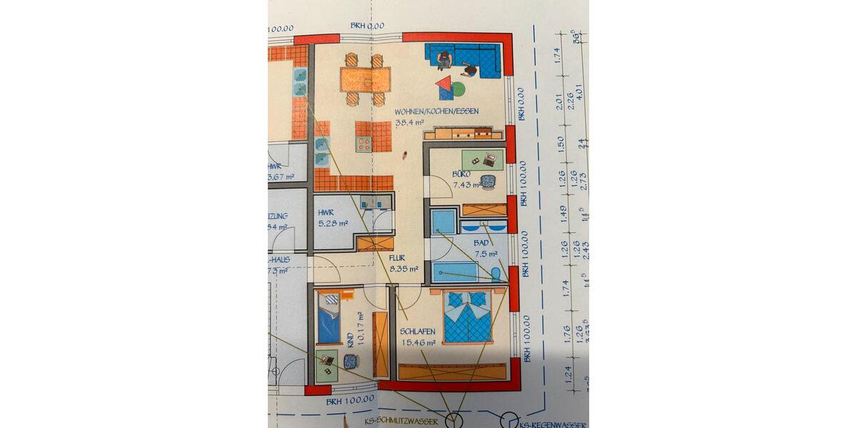 Terrassenwohnung Bad Laasphe - 4 Zimmer, 100 m&sup2;, 285.000&euro; | Angebot:23683835