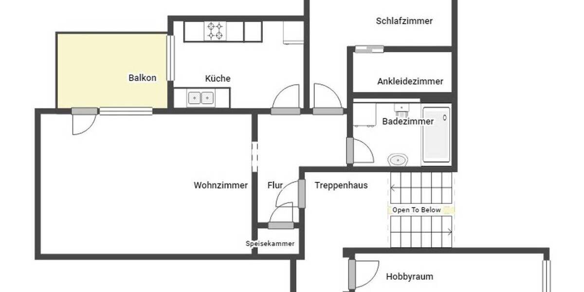 Etagenwohnung Marburg Wehrda - 2 Zimmer, 68 m&sup2;, 259.000&euro; | Angebot:26768267