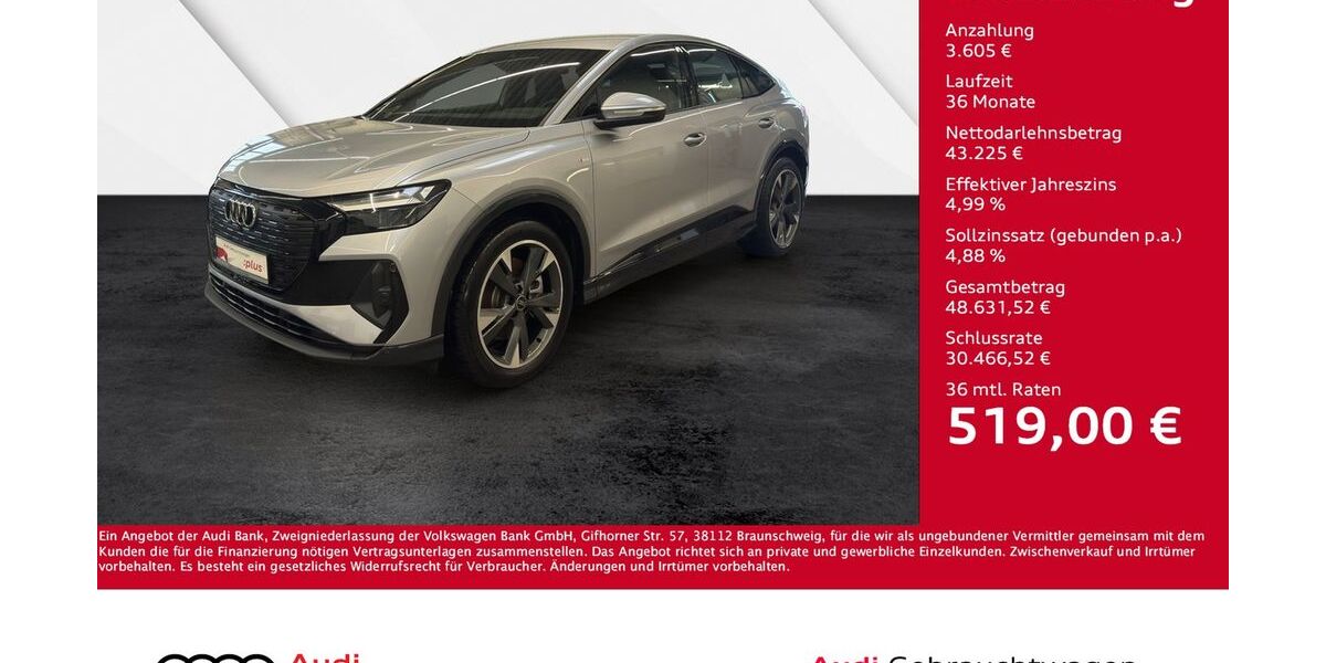 Audi Q4 e-tron 7.320 km 45.830 &euro; Giessen 35394