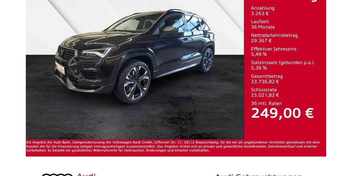 Cupra Ateca 29.150 km 31.830 &euro; Giessen 35394