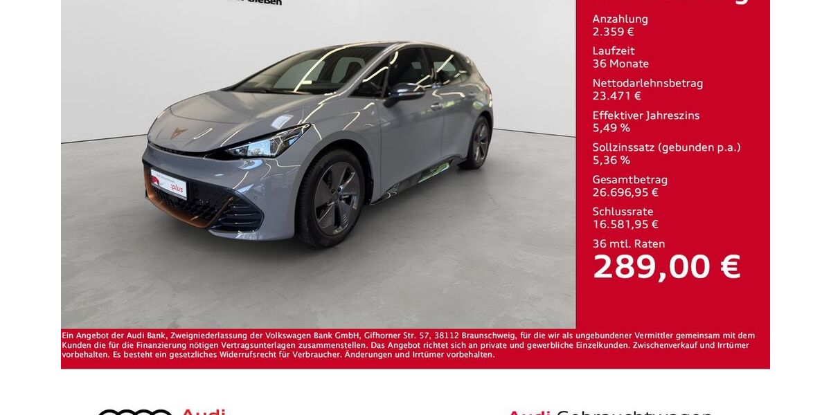 Cupra Born 12.750 km 25.830 &euro; Giessen 35394