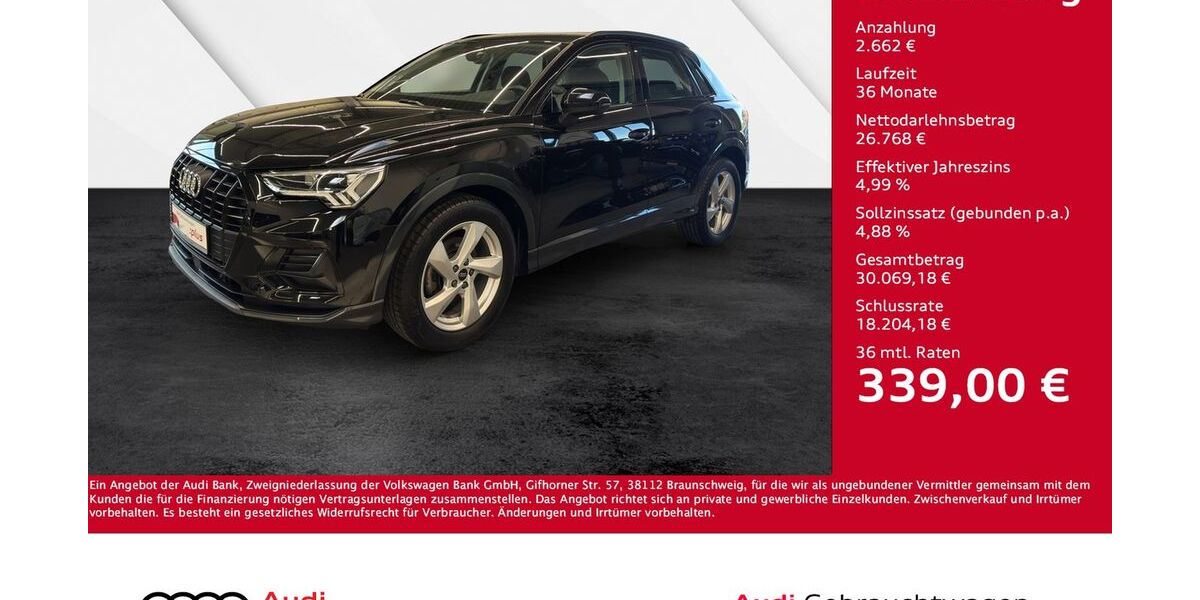 Audi Q3 50.550 km 29.430 &euro; Giessen 35394