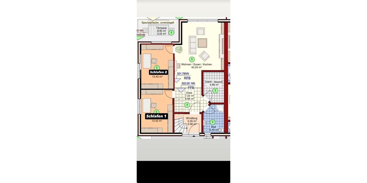 Etagenwohnung Battenberg (Eder) - 3 Zimmer, 85 m&sup2;, 900&euro; | Angebot:25106157