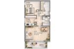 Dachgeschoßwohnung Wetter (Hessen) - 2 Zimmer, 87 m&sup2;, 715&euro; | Angebot:26112066